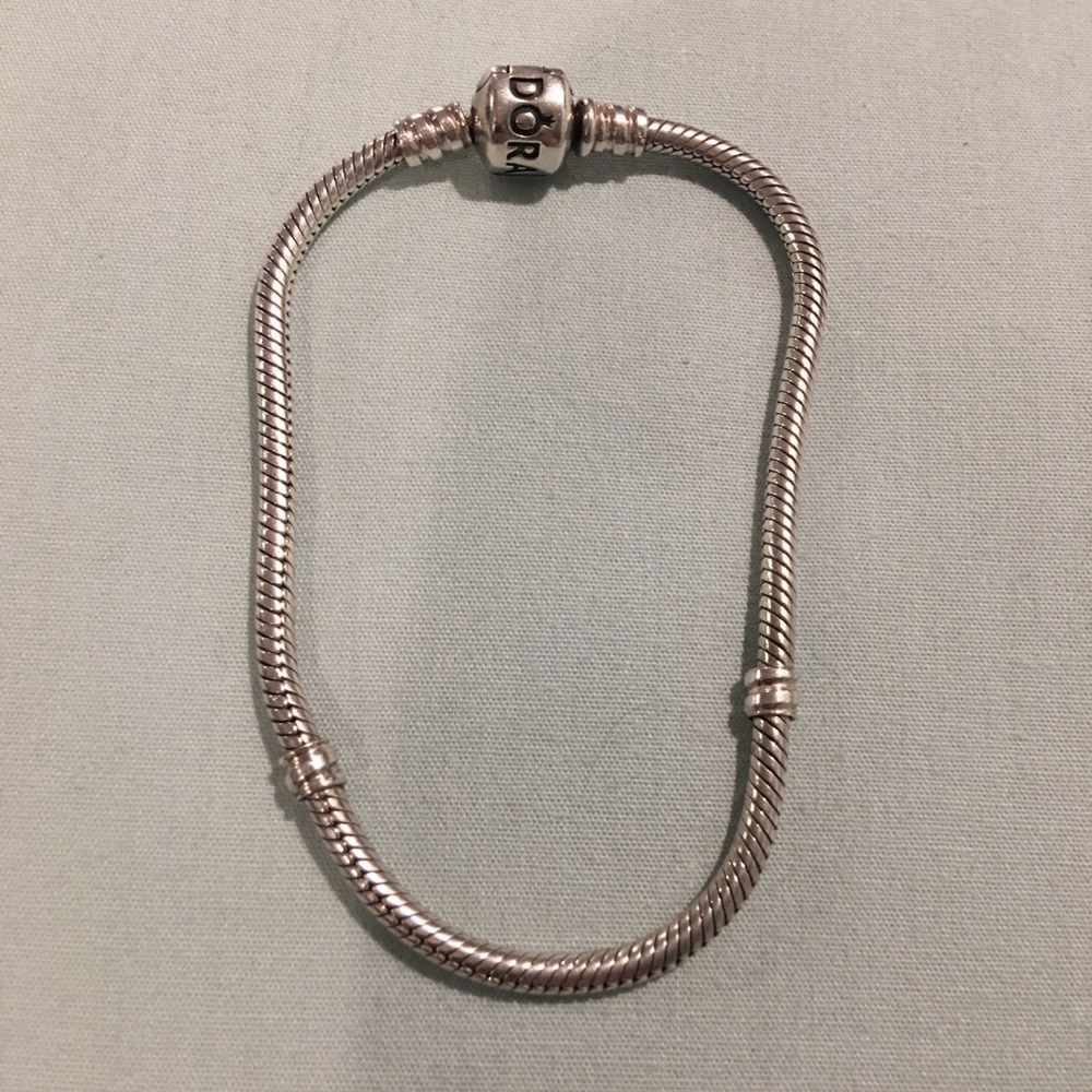 Pandora silver charm bracelet